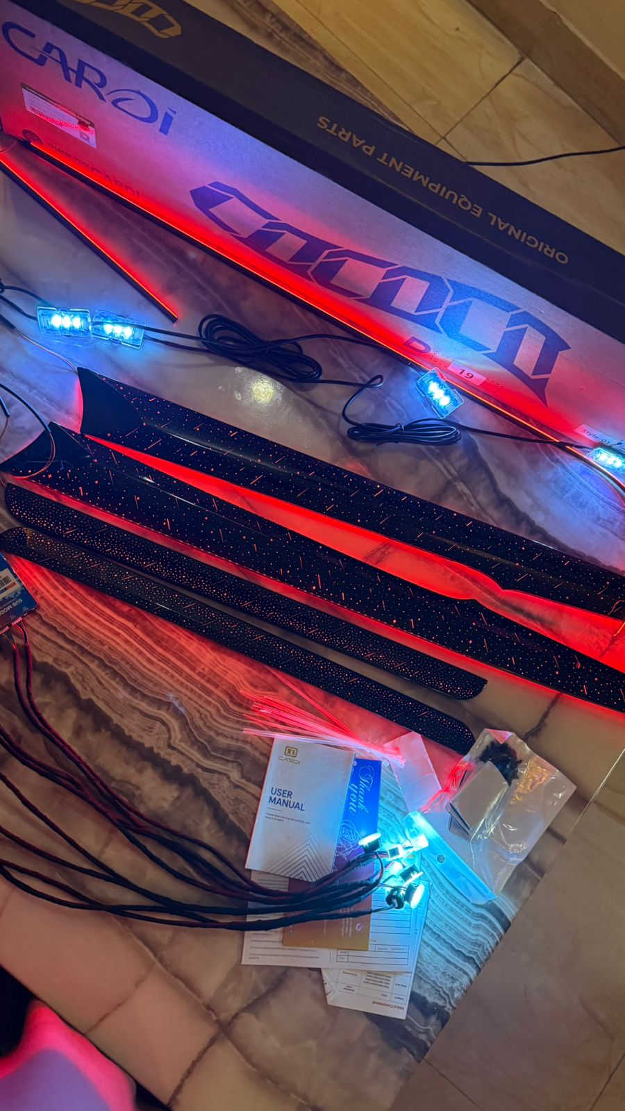 Cardi Cardi k6 Ambient Light Kit For Ertiga 18 Pcs Set - 1 year Warranty