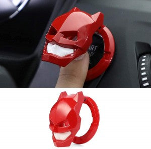 Car Engine Start Stop Button Cover Push to Start Button Ignition Cover Anti-Scratch Universal Aluminum Alloy Button Decoration Stickers for Cars