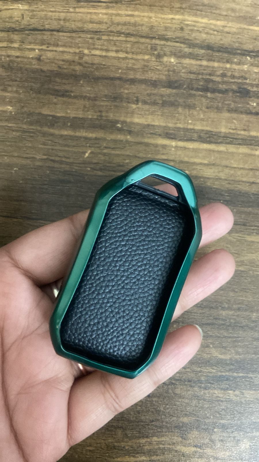 TPU Leather Pattern Key Cover Compatible with Honda City, Civic, Jazz, Amaze, CR-V, WR-V, BR-V 2 Button Smart Key Cover with Key Chain
