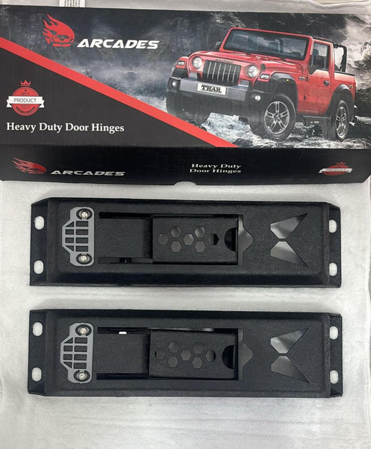 Caroxygen Door Hinges for Mahindra Thar | Premium Metal Door Hinge Thar Set of 2| Rugged Off-Road Styling Accessories |