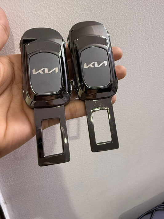 Caroxygen (2in1) Seat Belt Alarm Stopper Buckle & Holder (Pack of 2 )