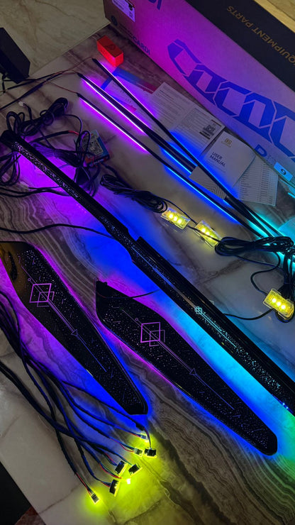 Cardi Ambient Light Kit for Honda City (2022-2025)-19 in 1 RGB Interior Ambient Lighting System