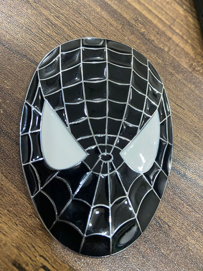 Alloy Metal Brand Car Spiderman Face Emblem Spider Sticker Vehicle Decal Badge