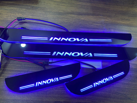 Car Foot Step Sill Light Blue Led