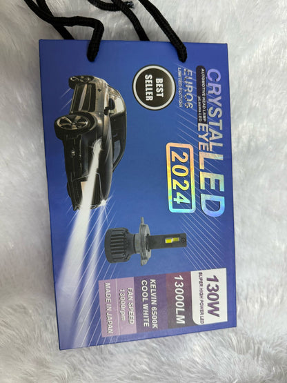 Crystal Eye 130W Car LED Headlight Bulbs