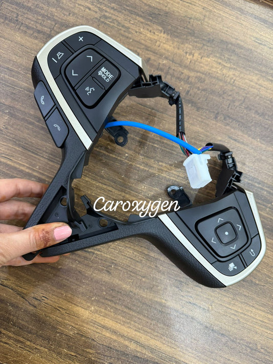 Multifunction Steering Wheel Audio Control Button Cruise Control Switch For Toyota Innova 2015-2021