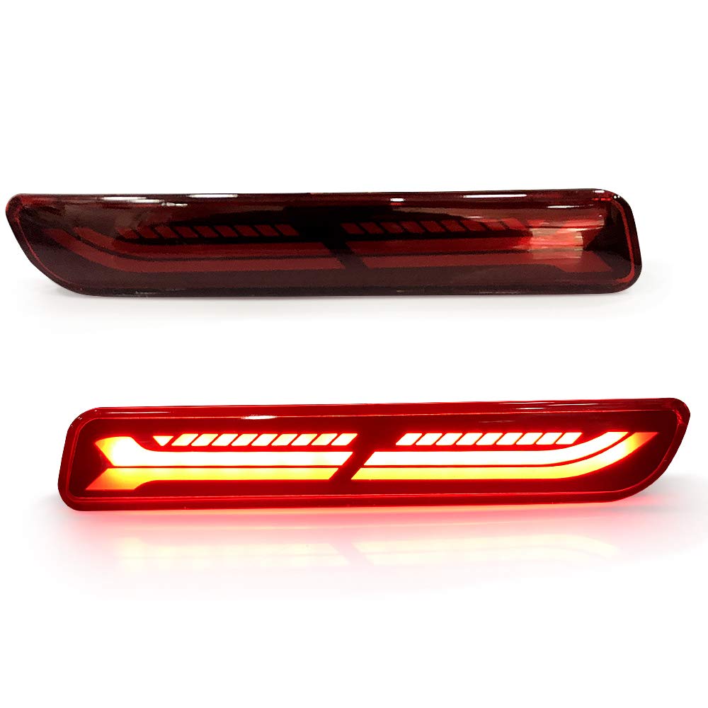 Rear Bumper LED Reflector Light For Maruti Suzuki (Type - F)