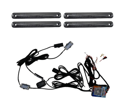 Cardi High End Series 22in1 Ambience Light for Mahindra Thar Roxx-STYLE 03(App+Plus+Voice Command)