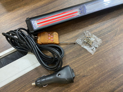 CAR LED Strobe Police Light Flasher Car Fancy Lights  (Multicolor) - Colour - Red , Blue , White , Red