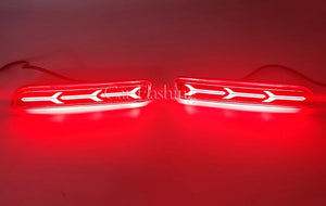 2Pcs LED reflector For Suzuki Ertiga Ciaz Vitara S-Cross SX4 Splash Car Brake Lights rear bumper lamp brake tail lamp