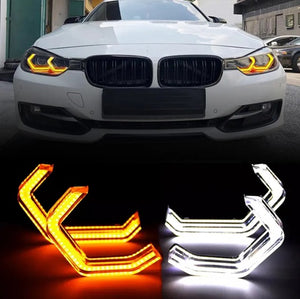 4PCS/Set RGB APP Angel Eyes LED Halo Rings 12V 24V Auto Car DRL Angel Eyes Led Headlights Car Accessories