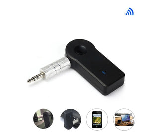 Handfree Car Bluetooth-compatible 5.0 Music Receiver 3.5mm A2DP Wireless Auto AUX Audio Adapter With Mic for Smartphone
