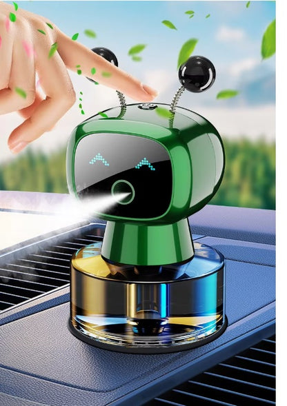 Stylish Intelligent Aromatherapy Robot Car Perfume Sprayer Smart Aromatherapy Car Decoration Perfume | Dashboard Perfume Diffuser Auto Fragrance Scents (Multi)