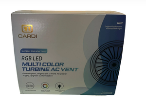 Cardi New Style Star Car Interior RGB Ac Vent Lighting Turbine Outlet Suitable For Mahindra THAR