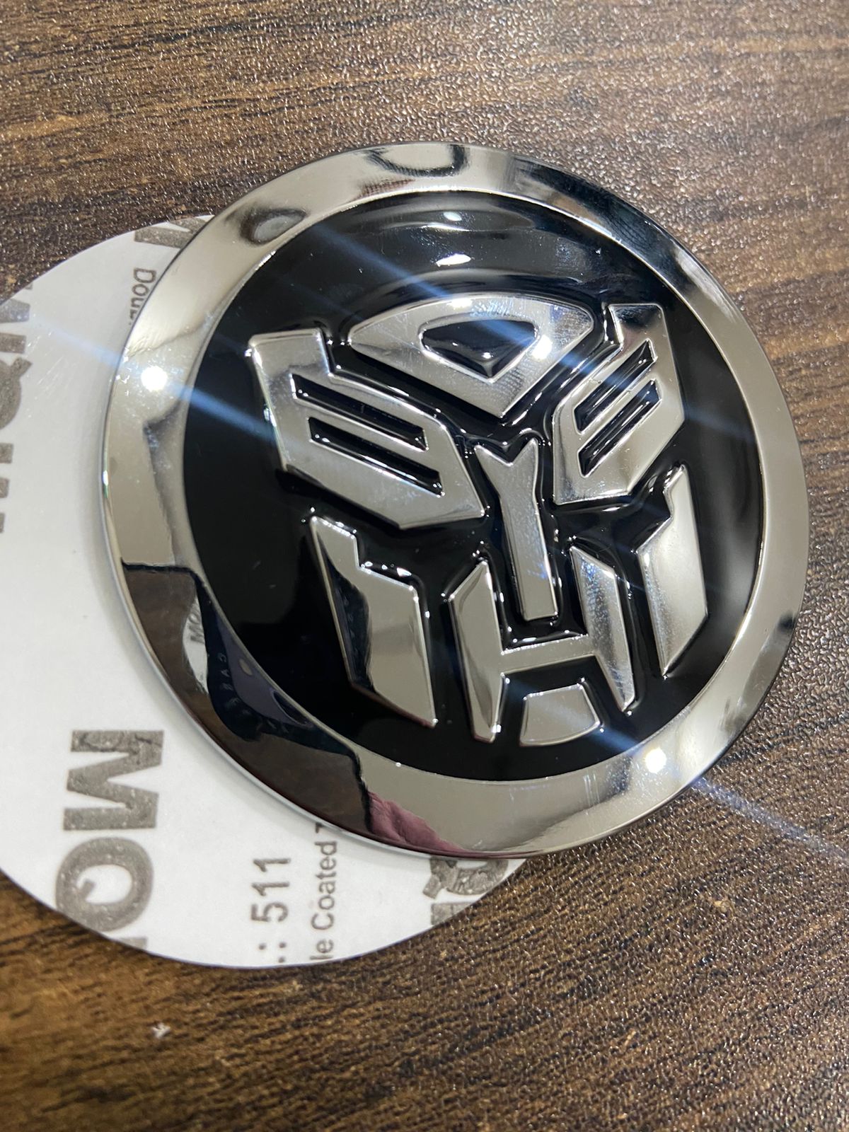 Metal Transformers Decepticon Autobot Emblem Car Motorcycle Badge Decal Sticker