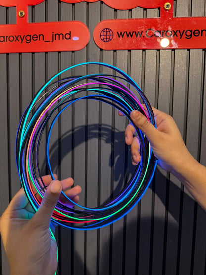 Car LED Interior Atmosphere Lights â€“ RGB Colorful Ambient Lamp with Remote Control & Music Sync , 344 inch  etc strip