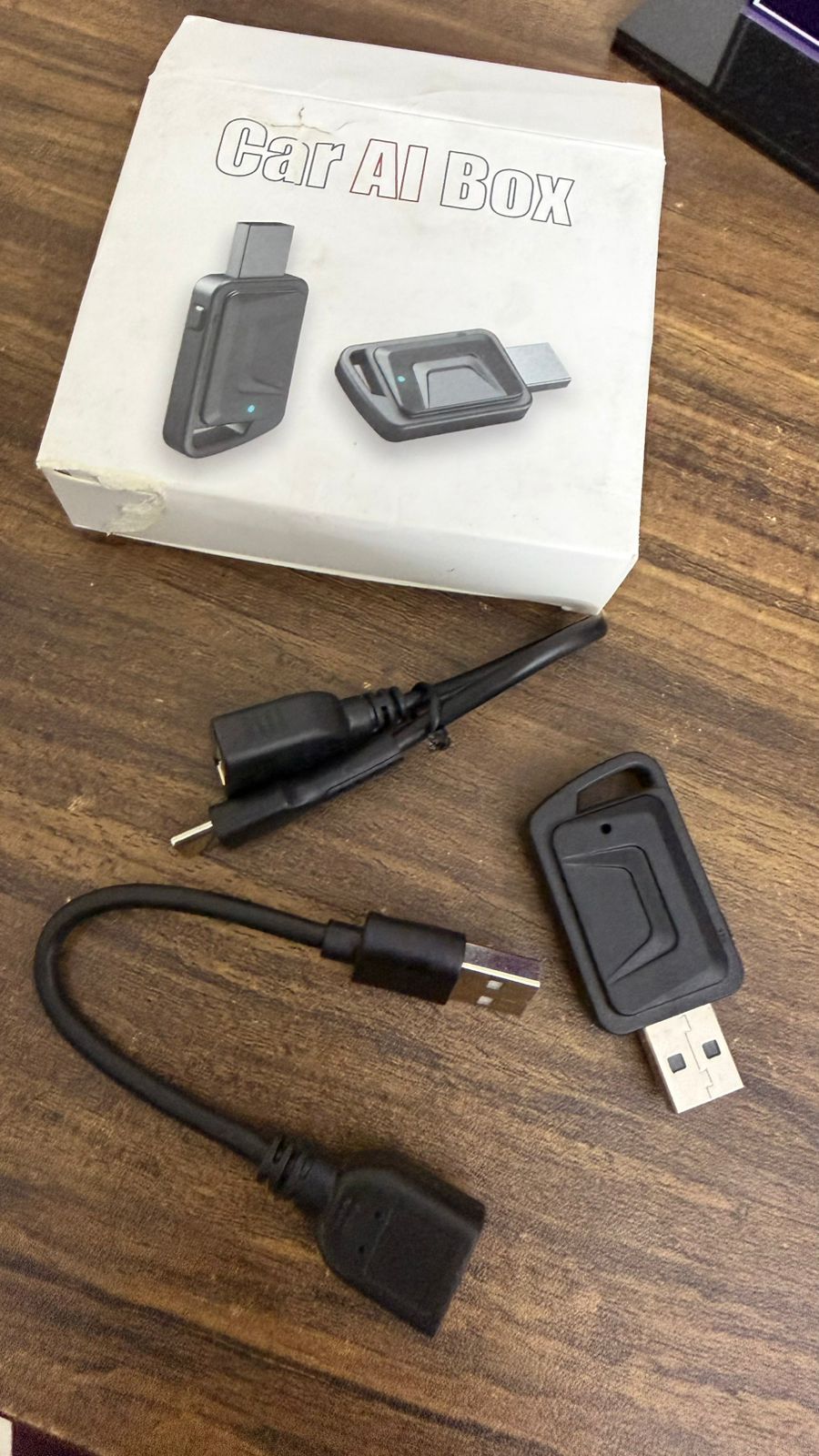 CAR AI Box 2-in-1 Wireless Car Receiver, Converts Wired Auto Android & CarPlay to Wireless, Bluetooth Connectivity, Only for Cars with OEM Installed Wired Android Auto/CarPlay