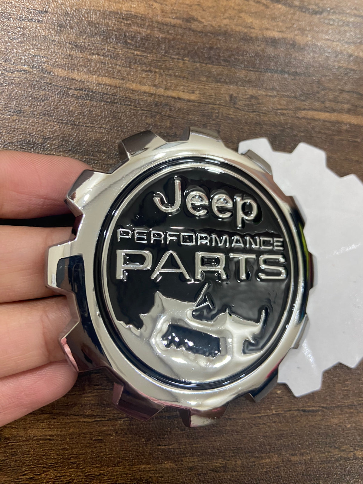 Jeep Performance Parts Emblem Sticker for All Jeep Cars, Metal (Black)