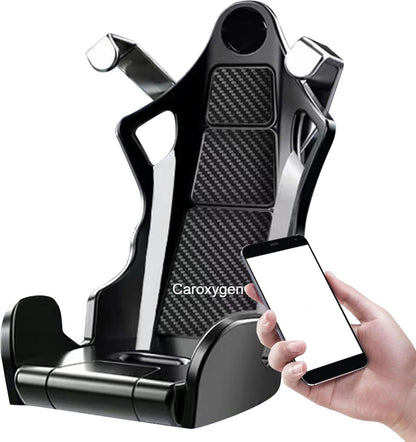 1pc Universal Car Phone Holder Racing Seat Shape Anti Shaking Cell Phone Holder Interior Ornament Car Styling Car Accessories