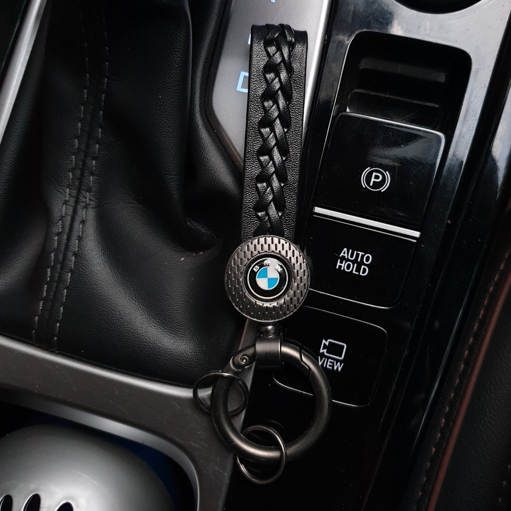 Leather Logo Car Key Chain