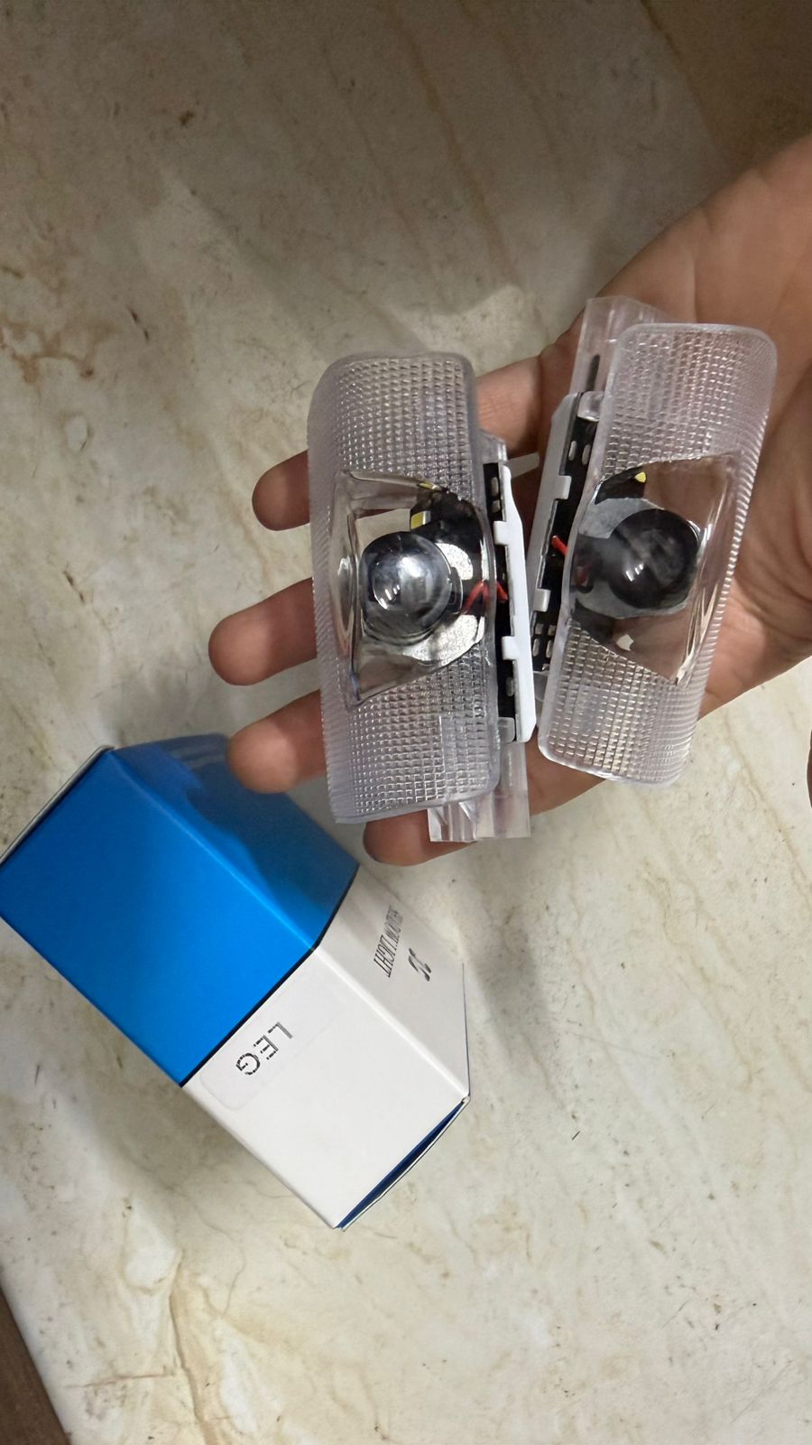 2 Piece Ghost Light for Toyota Fortuner Legender | Plug & Play Premium Courtesy Lamp