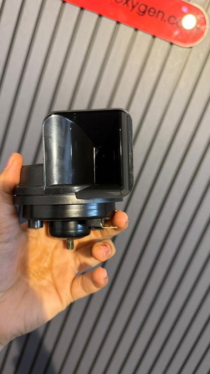 Crystal Eye Dual Tone Snail Horn for Car – 12V DC, 110dB Super Loud, 400Hz/500Hz High & Low Tone (Set of 2)