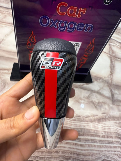Carbon Design TRD Gear Knob Universal Gear Shifter Knob Lever for Most Manual Car with 3 Adapters TRD Versatile Sport Gear Shift Knob