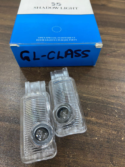 2Pcs Car Door Ghost Welcome 3D LED Shadow Projector Light Laser Logo Light Indicator Anti Rear Collision Compatible with (Mercedes-Benz GL Class ) Lamp Plug Play