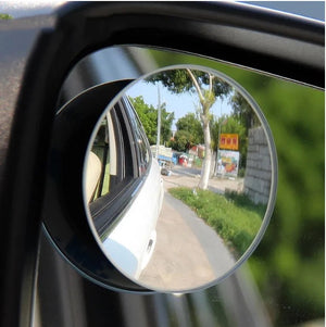 3R 257 clear reversing blind spot mirror Borderless small round mirror Wide-angle lens Auto rear view auxiliary mirror adjustable 360 degree surface
