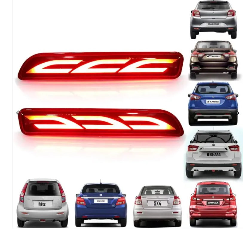 Rear Bumper LED Reflector Light for Maruti Suzuki (Type – G)