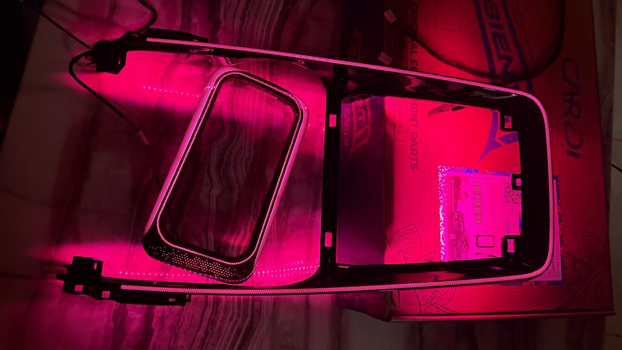 Cardi k6 ambient light for innova hycross set of 2 console panel and door handle
