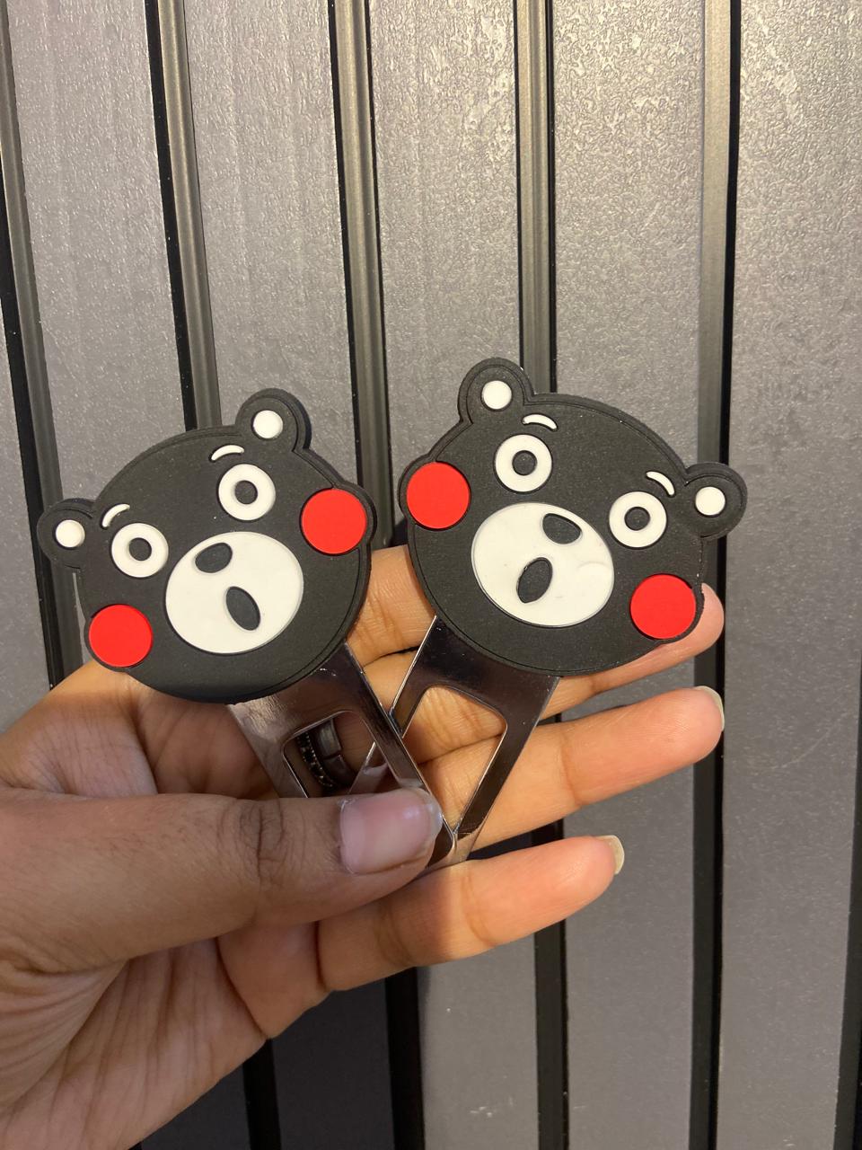 CarOxygen Aluminum Alloy Car Seat Belt Clip Buckle and Safety Alarm Stopper for All Car ) - 2 Pieces