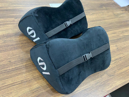 2 pcs Sparco soft memory cotton Pillow Seat Support Decor Headrest Backrest Cushion Hellaflush Neck Rest