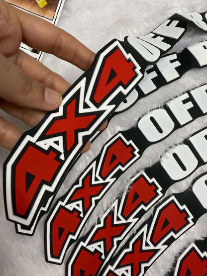 Logo Stickers Accessories for Car, Tyre Decor Sticker and Decal, Wheel Stickers for Car & Bike