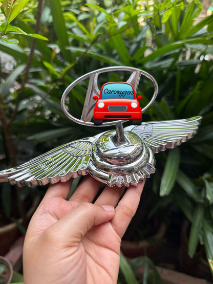 Car Front Hood Bonnet Emblem Ornament Wing Style Suit for All The Vehicles