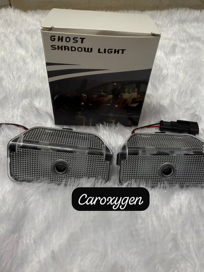 Caroxygen Car LED Door 3D Logo Projector Ghost Shadow Welcome Light Compatible for Mahindra (Pack of 2)