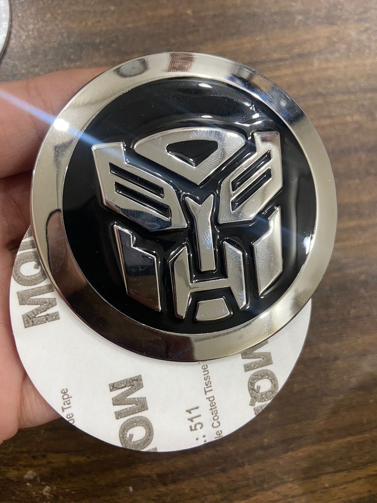 Metal Transformers Decepticon Autobot Emblem Car Motorcycle Badge Decal Sticker