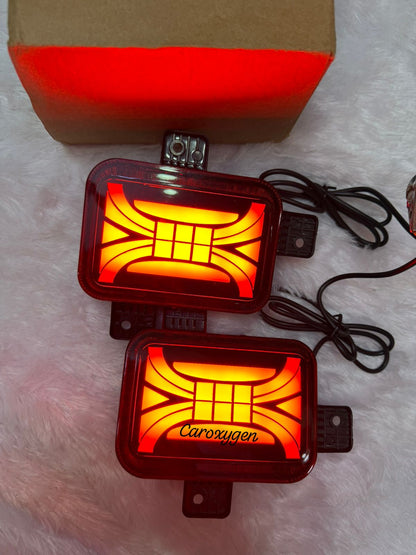 REAR REFLECTOR MAHINDRA THAR 2020 MATRIX 3 FUNCTION (MODEL:- 2020) WITH 4 WIRING Car Reflector Light  (Red)