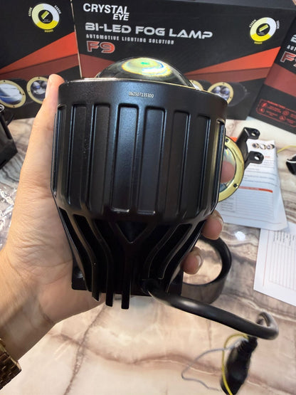CRYSTAL EYE F9 Bi-LED Fog Lamp â€“ High Power Automotive Lighting Solution -1 year Warranty (120 watt 140 watt and 130 Watt)