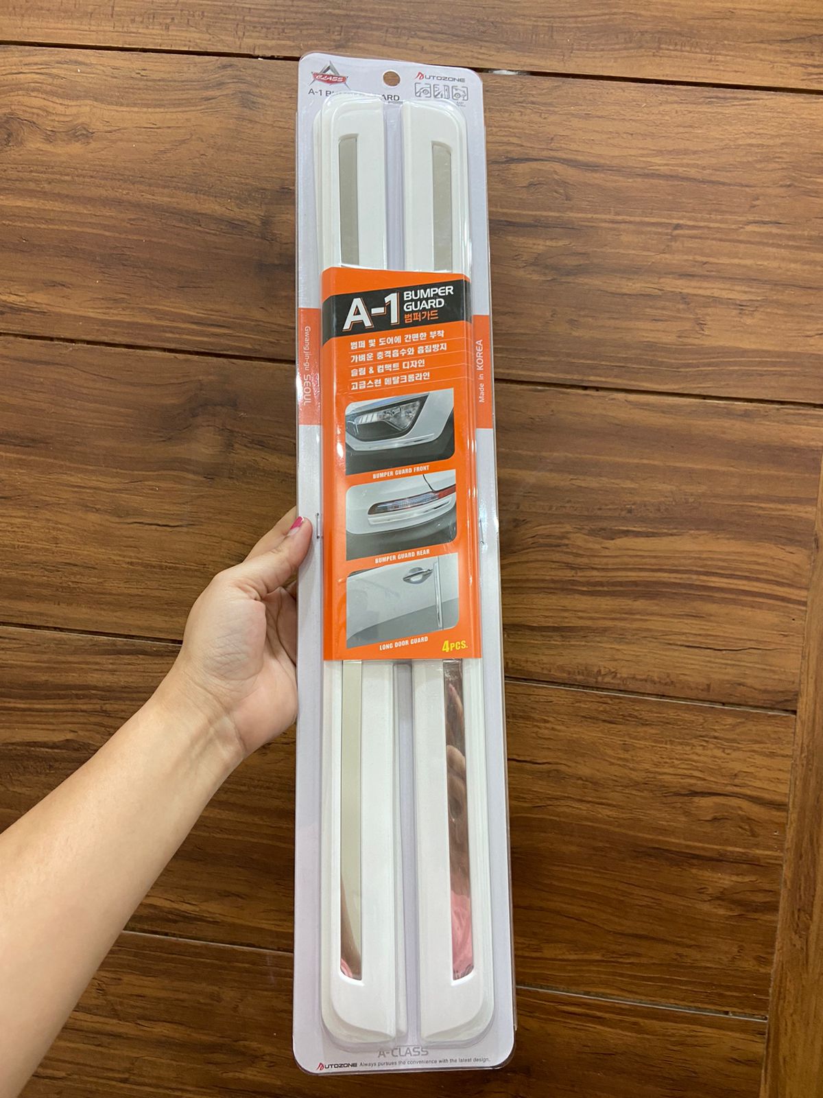 Autozone Bumper Guard  A-Class ( Made in Korea) Black And White