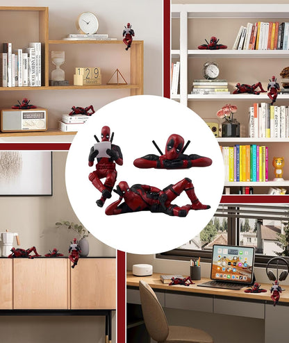 Deadpool Car Accessories, Ornament Action Figure, Car Marvel Interior Decoration Personality Anime DeadPool Action Mini Doll For Car Goods Car Interior Accessories Decoration