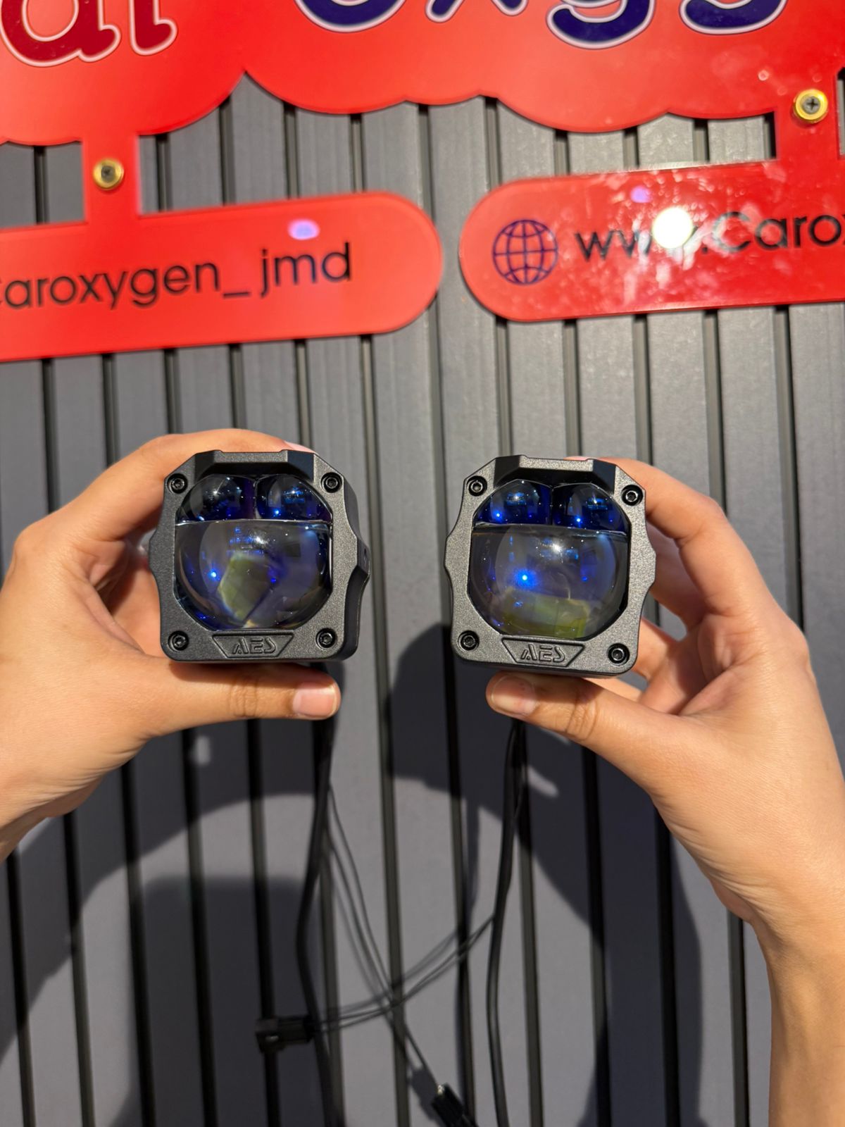 Aes Warrior 2" Double Laser Bi-LED Auxiliary Light- 120 watt - 1 Year Waranty