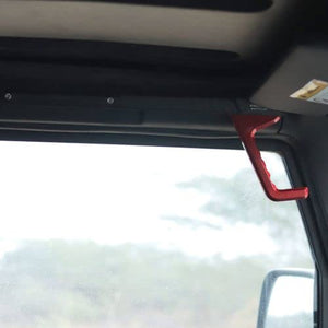 4x4 Grab Handle - Red & Black,Strong, Heavy Duty, Compatible For Mahindra Thar 2021-2022 Grab Handle.