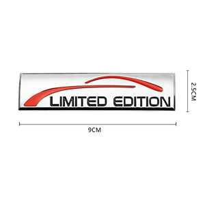Caroxygen Metal Limited Edition Logo Sticker for Car Bike, 9CM x 2.5CM