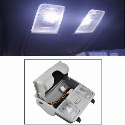 ABS Plastic Creta Front Interior Dome Reading Lamp Light Roof Light with Sunglass Holder OEM (Grey)