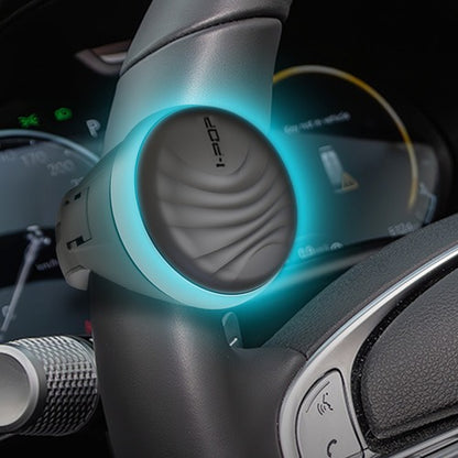 I-POP Soft Grip Steering Wheel Spinner â€“ Silicone Material, Non-Slip Car Steering Knob for Easy Turning, Universal Fit, Quick Installation