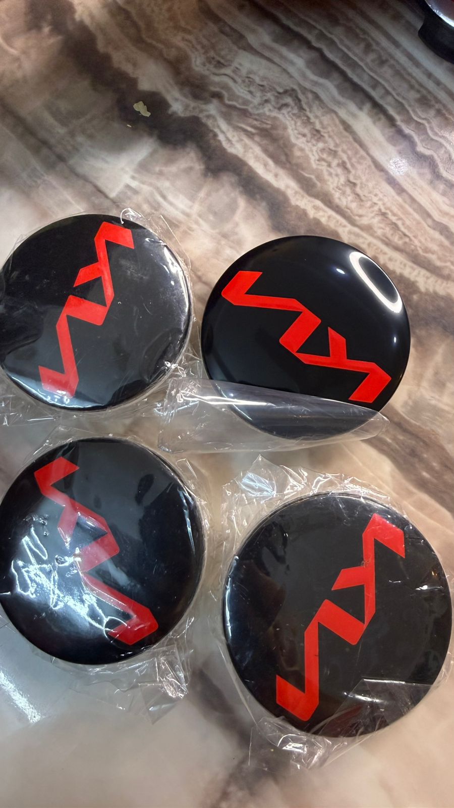 Car Wheel Center Hub Cap 60mm | Premium Chrome Logo Alloy Wheel Cover | Compatible with KIA Hyundai Toyota Suzuki Jaguar