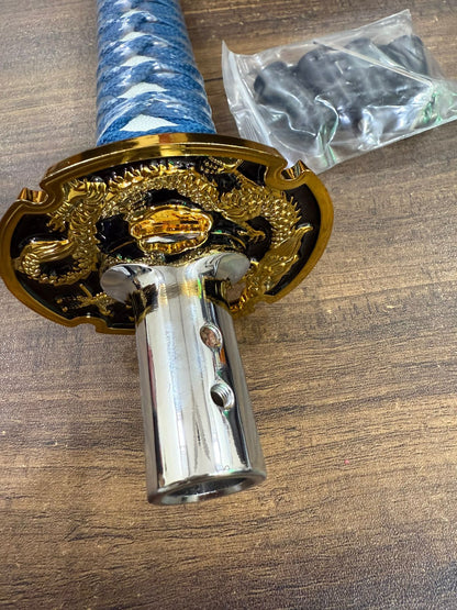 katna Desgin car Gear knob (Katana red 28 CM) (Specially for SUV)