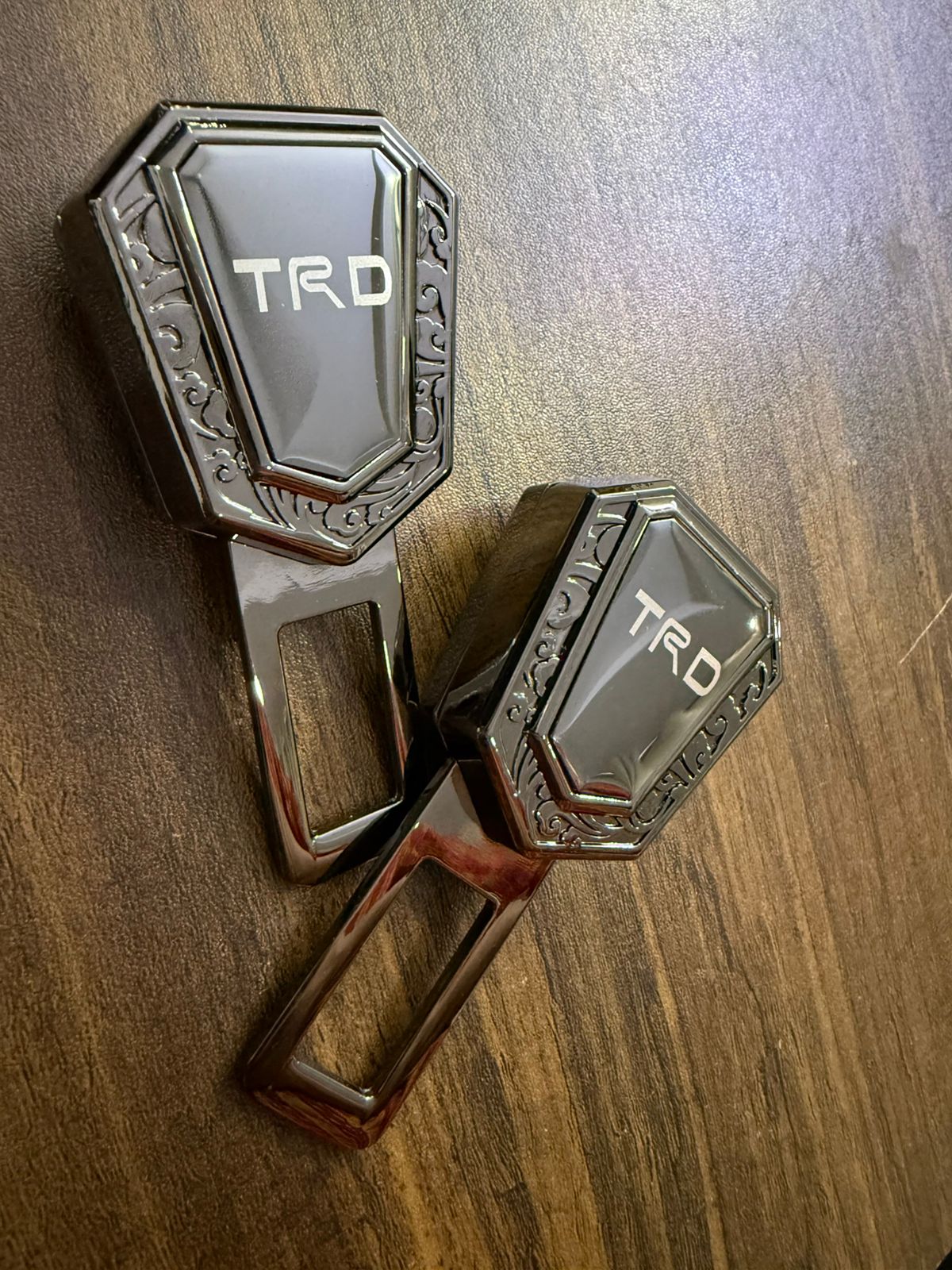 Caroxygen (2in1) Seat Belt Alarm Stopper Buckle & Holder (Pack of 2 )