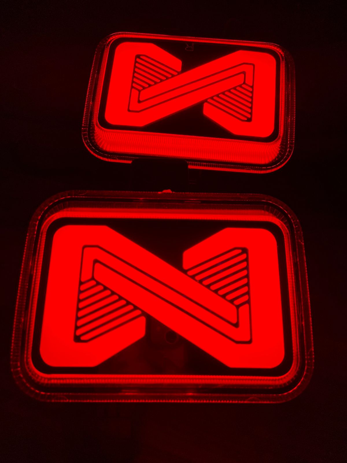 THAR REAR REFLECTOR LIGHT/THAR BUMPER LIGHT (set of 2) WITH INDICATOR Car Reflector Light (Red)